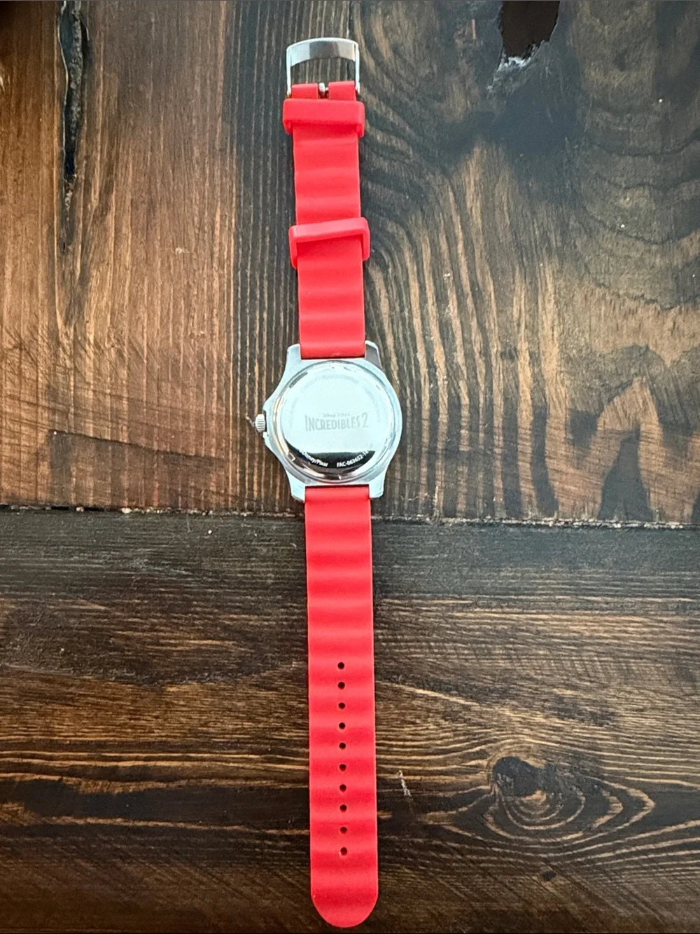 Disney Incredibles 2 Red Silicone Strap Watch